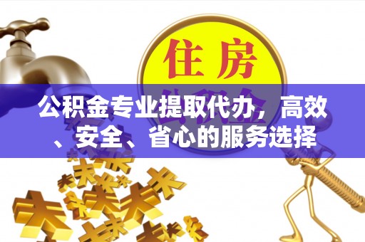 蒙山公积金专业提取代办，高效、安全、省心的服务选择