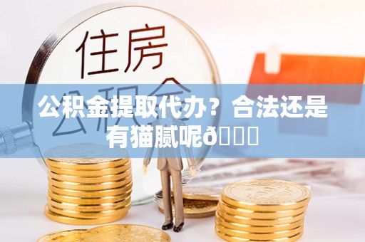 蒙山公积金提取代办？合法还是有猫腻呢😏