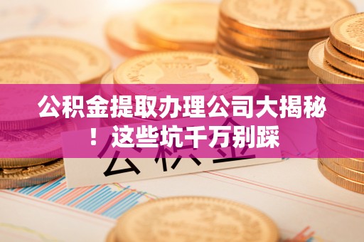 蒙山公积金提取办理公司大揭秘！这些坑千万别踩