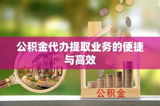 蒙山公积金代办提取业务的便捷与高效