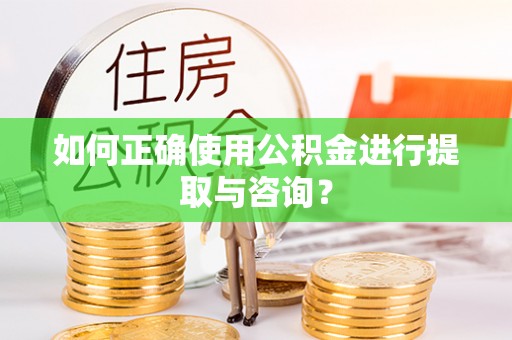 蒙山如何正确使用公积金进行提取与咨询？