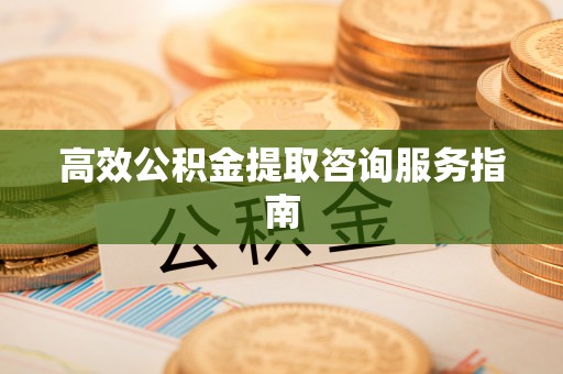 蒙山高效公积金提取咨询服务指南