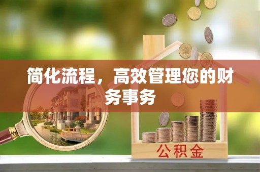 蒙山简化流程，高效管理您的财务事务
